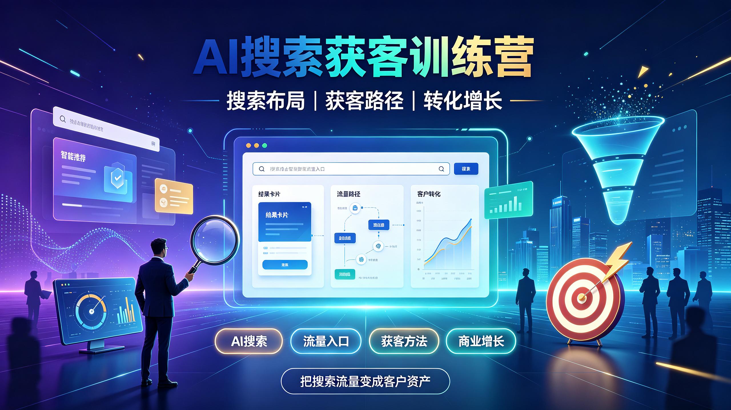 AI搜索获客训练营,抢占智能搜索流量入口插图 AI搜索获客训练营,抢占智能搜索流量入口