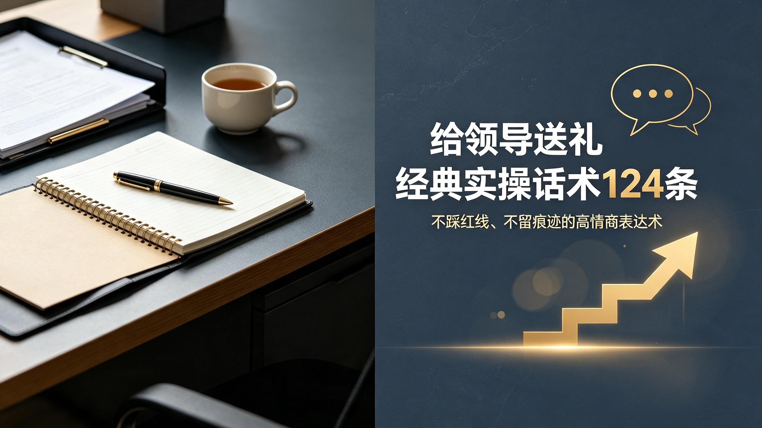 《给领导送礼经典实操话术124条》:不踩红线、不留痕迹的高情商表达术插图 《给领导送礼经典实操话术124条》:不踩红线、不留痕迹的高情商表达术