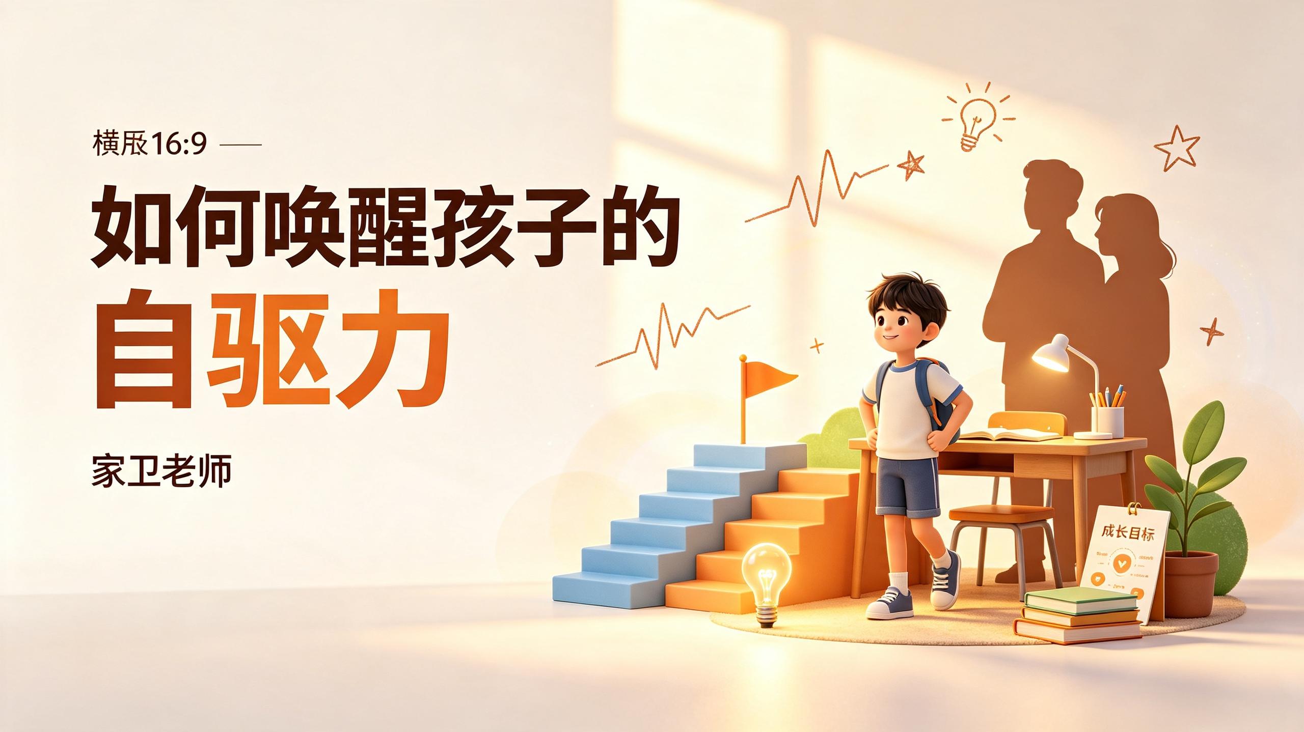 家卫老师【如何唤醒孩子的自驱力】插图 家卫老师【如何唤醒孩子的自驱力】