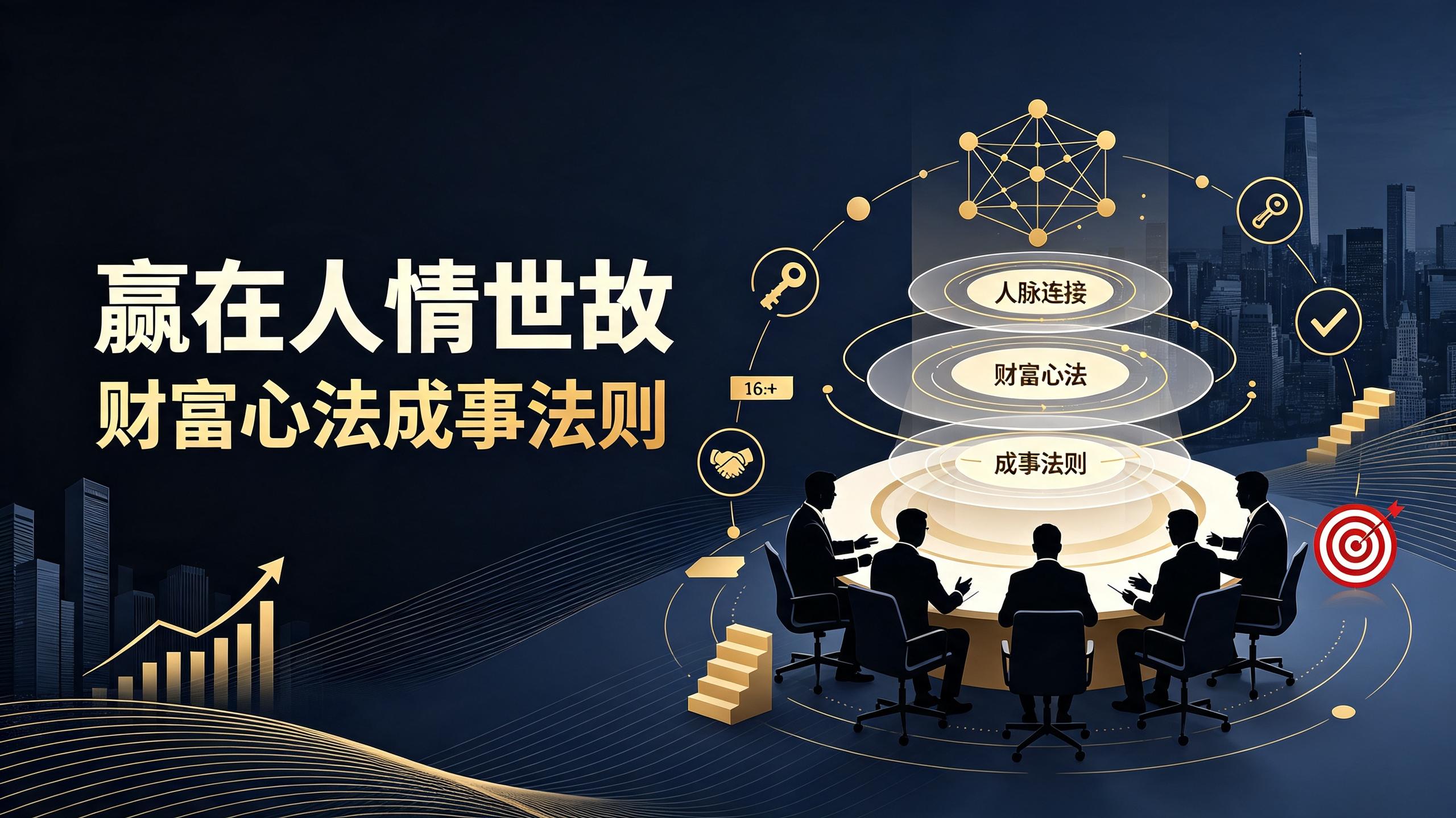 赢在人情世故：财富心法、成事法则、中国式社交关系实战课