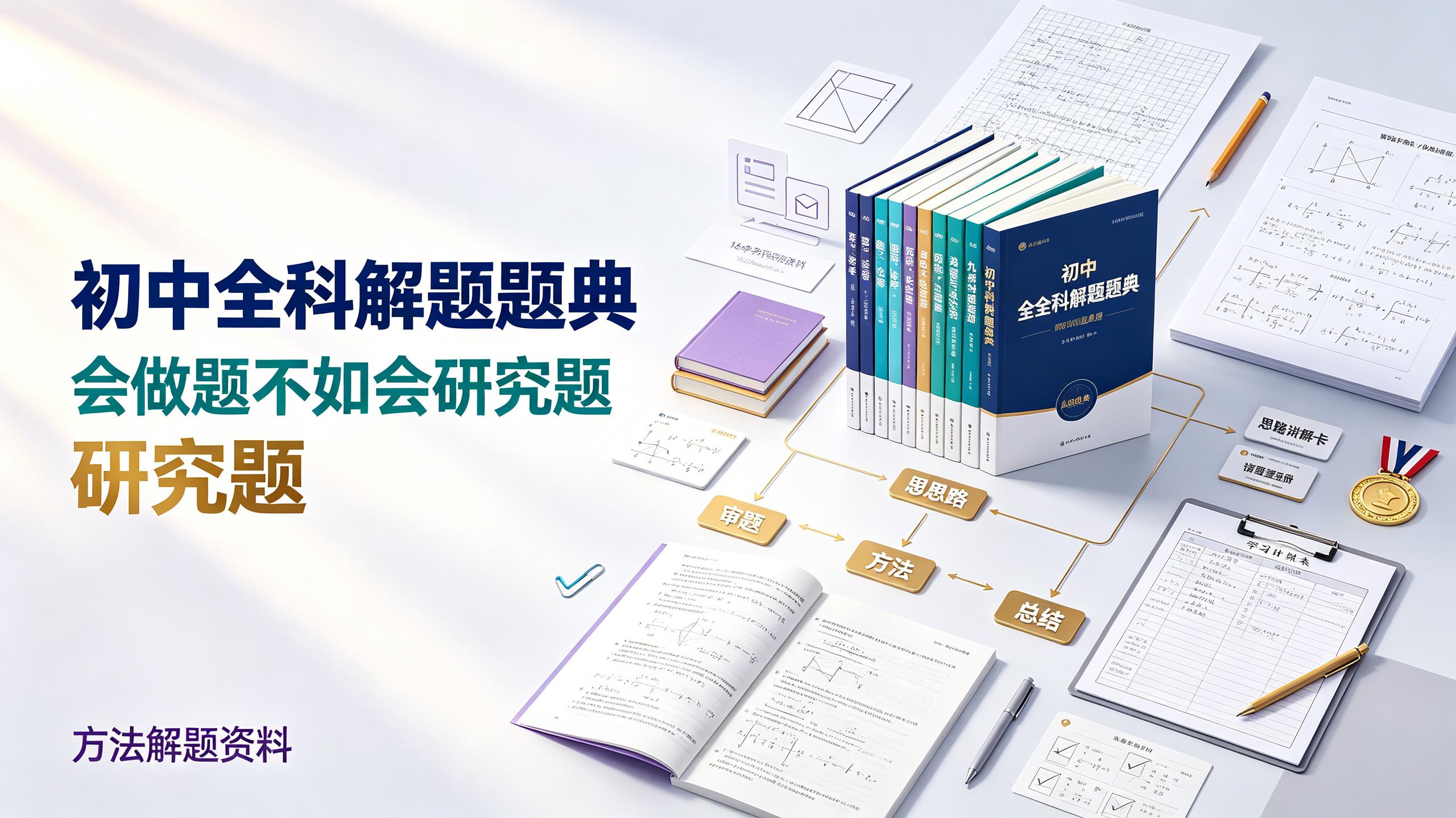 【初中】初中全科解题题典(东北师大)会做题不如会研究题插图 【初中】初中全科解题题典(东北师大)会做题不如会研究题