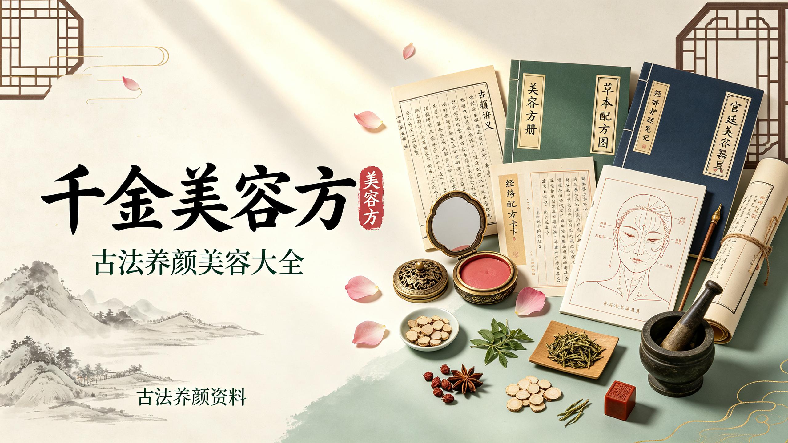 《千金美容方》:古法养颜美容大全插图 《千金美容方》:古法养颜美容大全