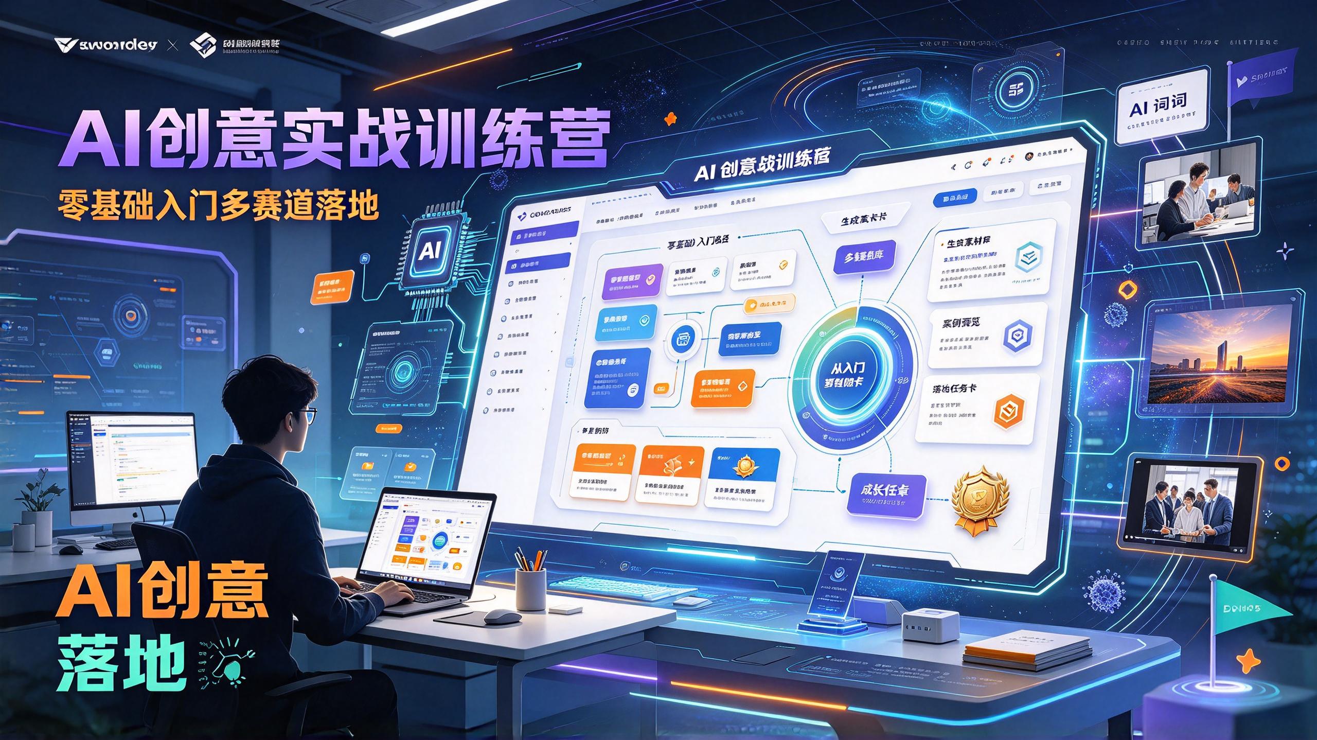 AI创意实战训练营,零基础小白入门多赛道落地玩法插图 AI创意实战训练营,零基础小白入门多赛道落地玩法
